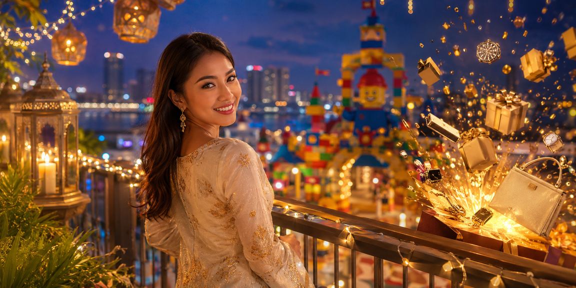 Suasana hiburan perayaan Hari Raya yang bertanggungjawab untuk pengguna Malaysia